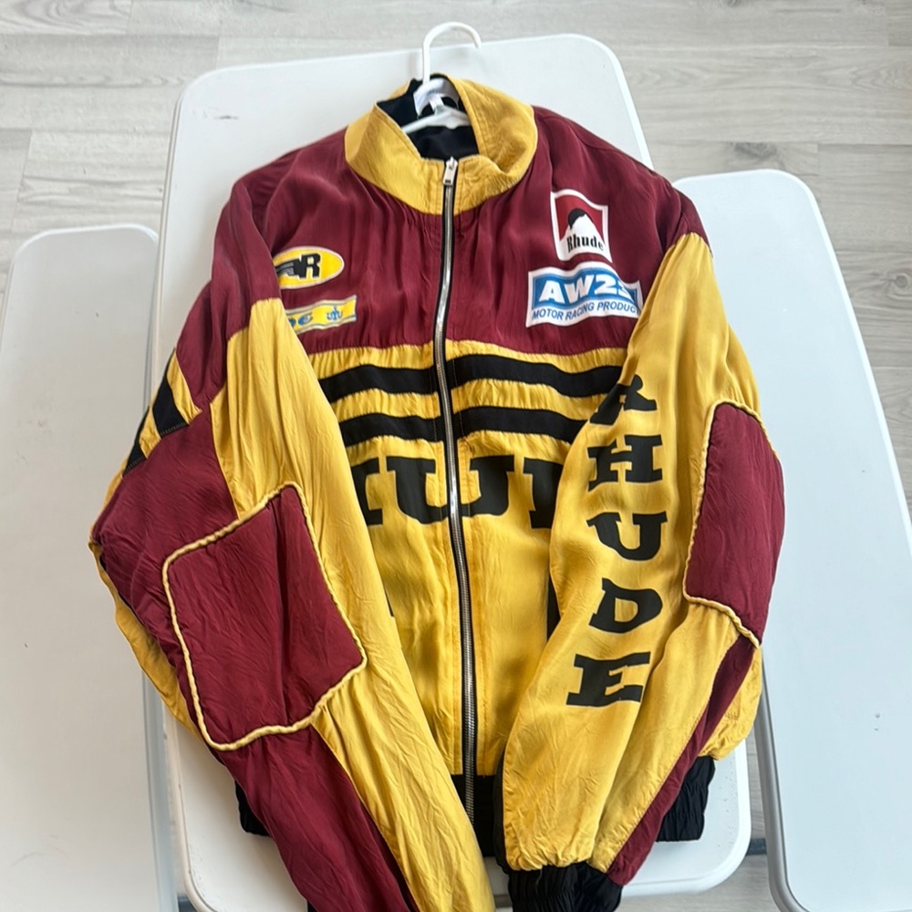 Rhude Red and Yellow Racing Jacket - Picture 2 of 3